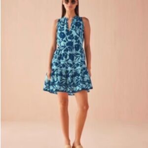Elsie Mini Blue Floral Dress